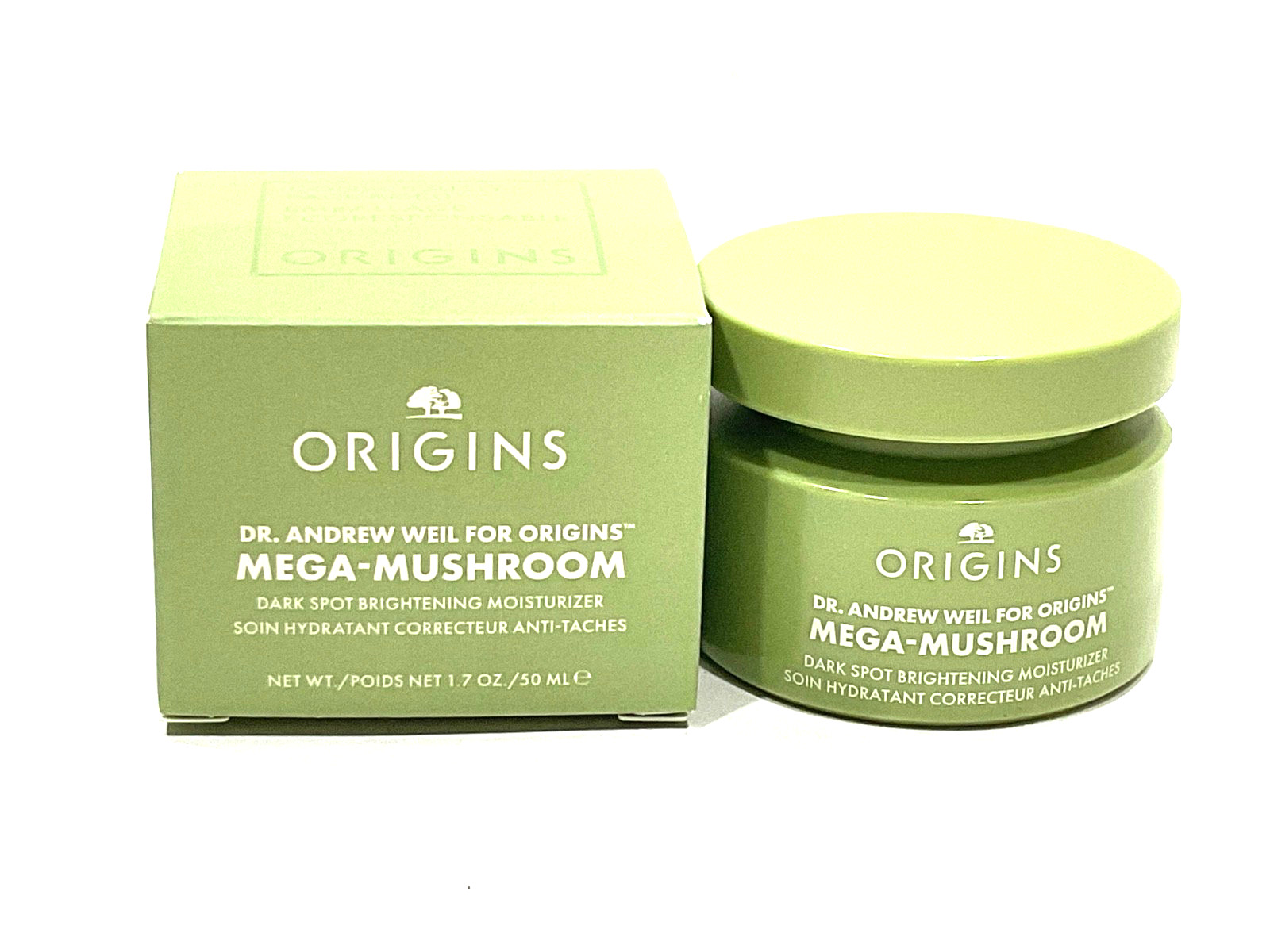 Origins Mega Mushroom Dark Spot Brightening Moisturizer 1.7 Oz / 50 ML Free Ship