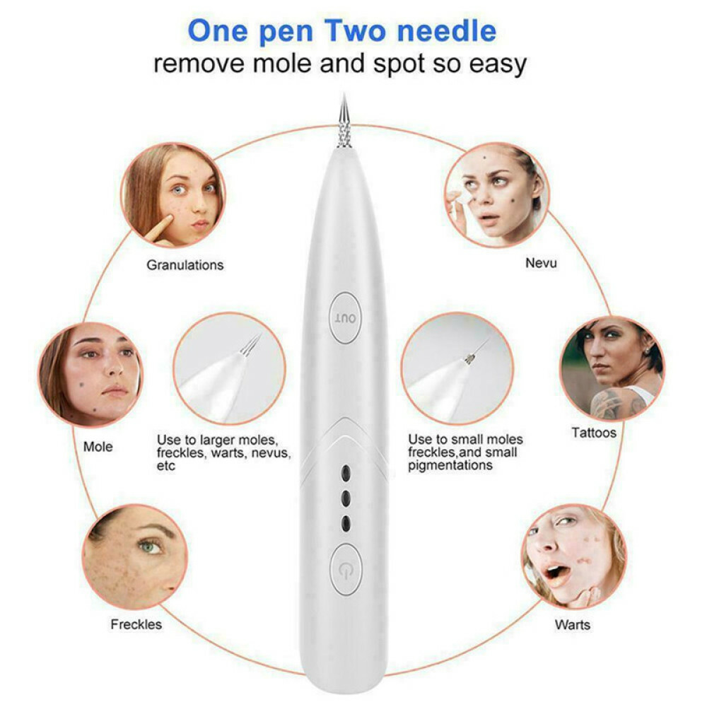 Laser Plasma Pen Dark Spots Skin Tags Tattoo Mole Wart Remover Pen Mole Removal