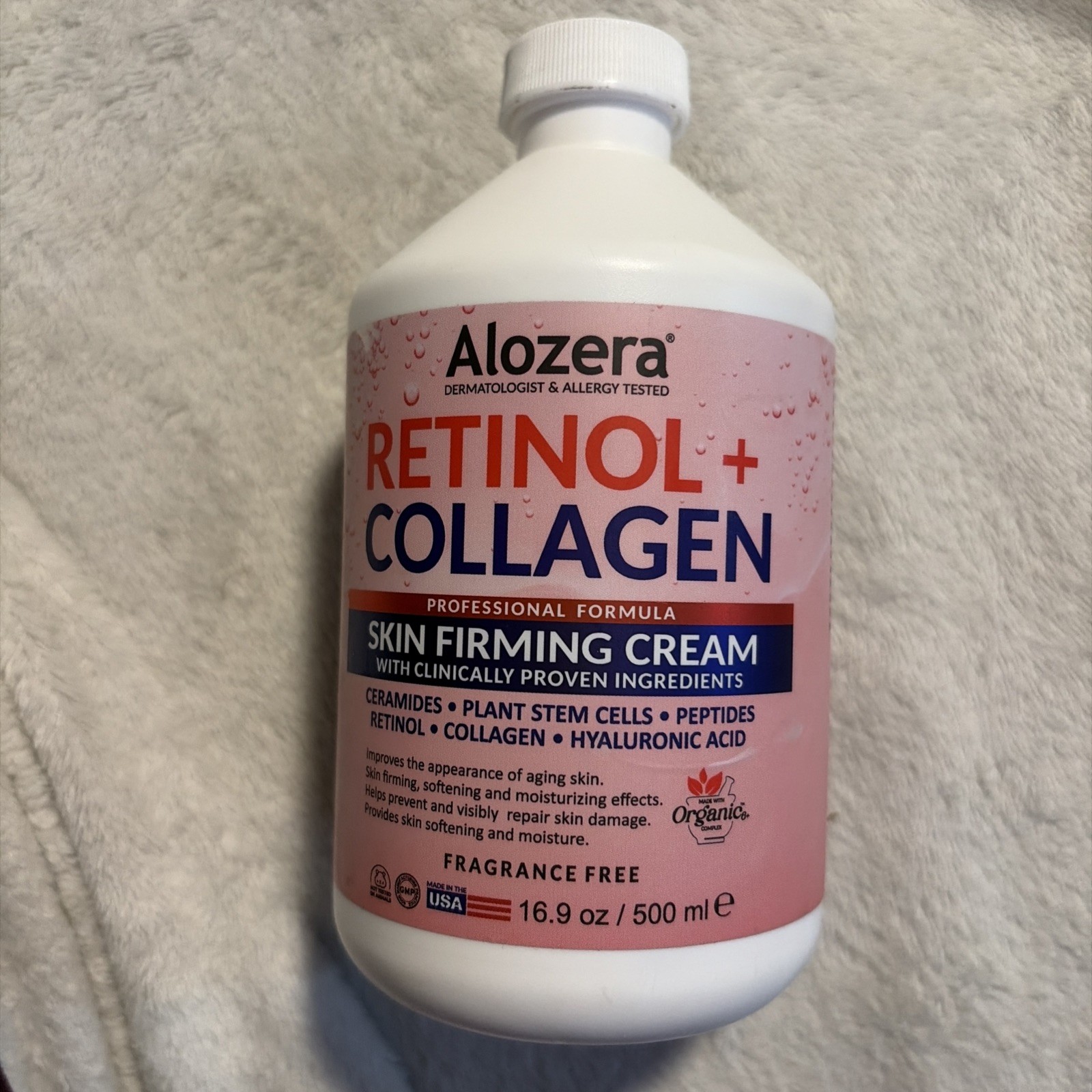 ALOZERA Vitamin C+ Ceramide Rejuvenating Cream, 16.9 oz