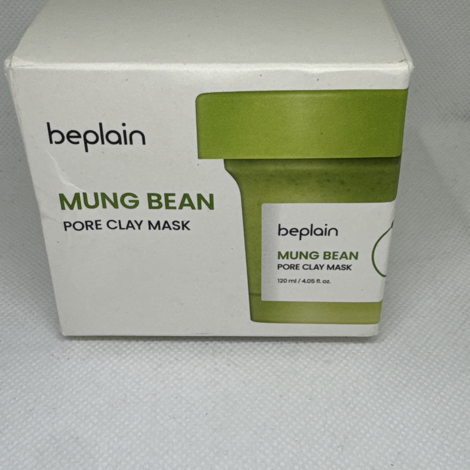 Mung Bean Pore Clay mask 4.05 fl oz /120ml | Fragrance-Free | Wash Off Mask
