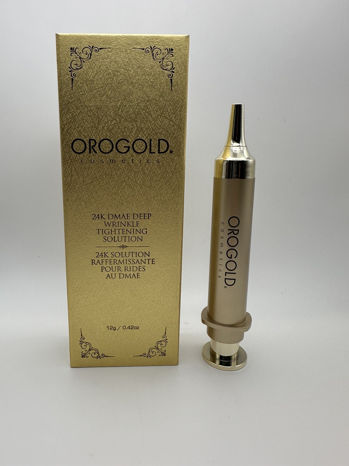 OROGOLD 24K DMAE Deep Wrinkle Tighteing Solution 12g/0.42oz NEW