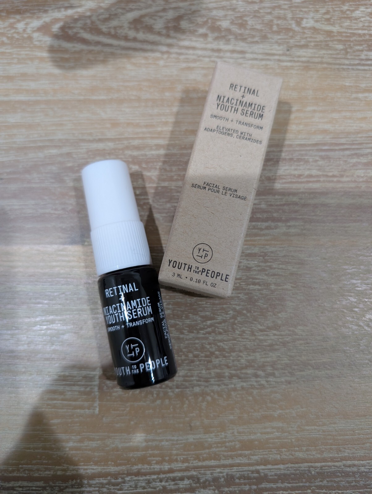 Youth To The People Retinal + Niacinamide Youth Serum .10oz/3mL Trial/Travel NIB