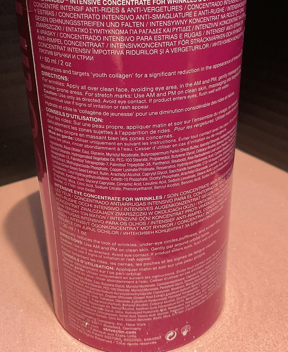 StriVectin SD Advanced Anti-Wrinkle Face & Body DUO Wrinkles Lines Stretch Marks