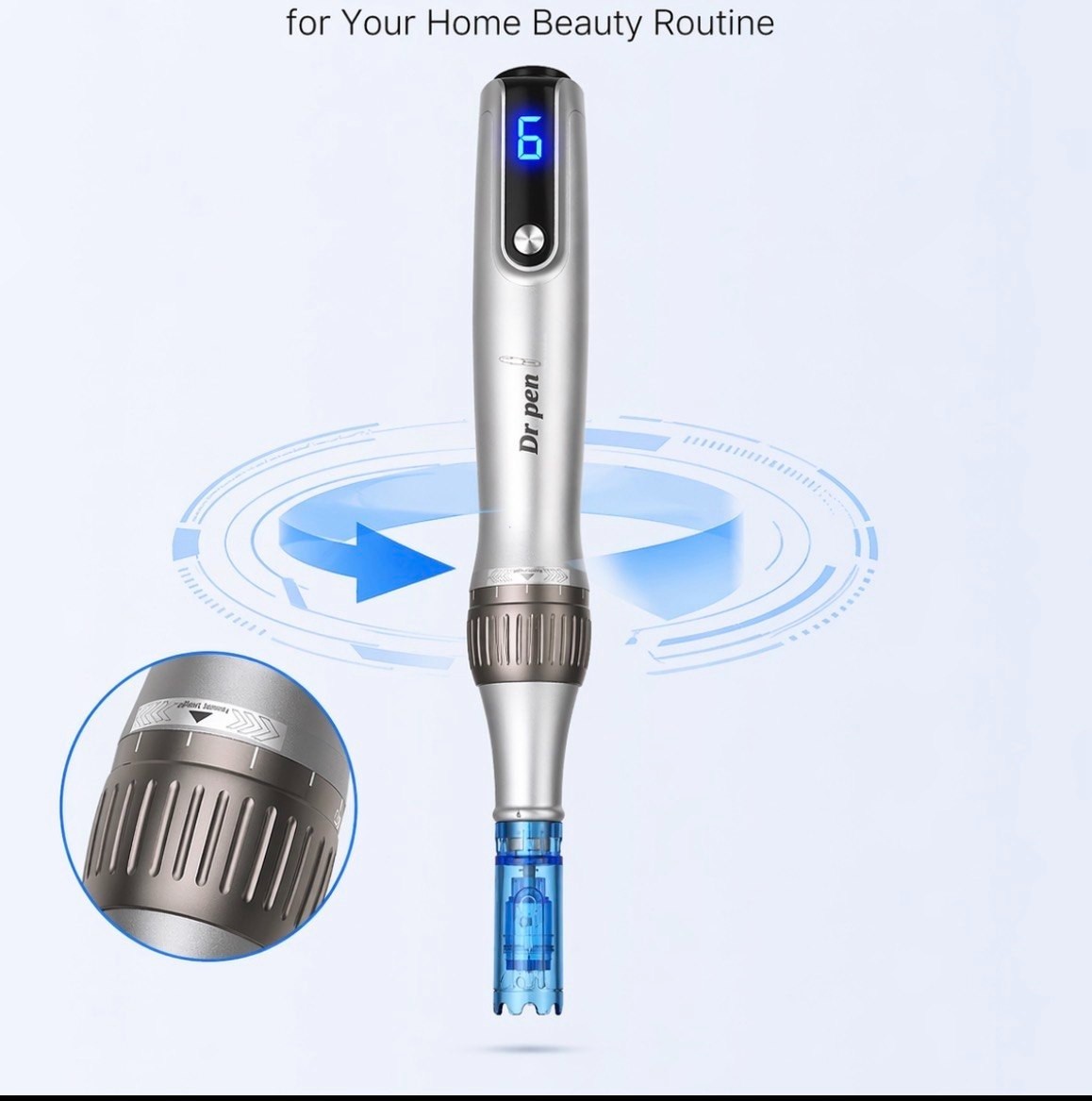 Dr. Pen M8S Wireless Pen, Adjustable Speed Device +10 Tips =(10×18)