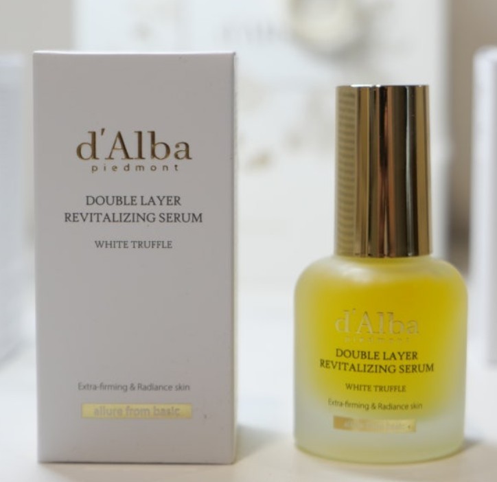 d’Alba Vegan Double Serum & Essence 2pcs Set White Truffle Plumping Glow korea