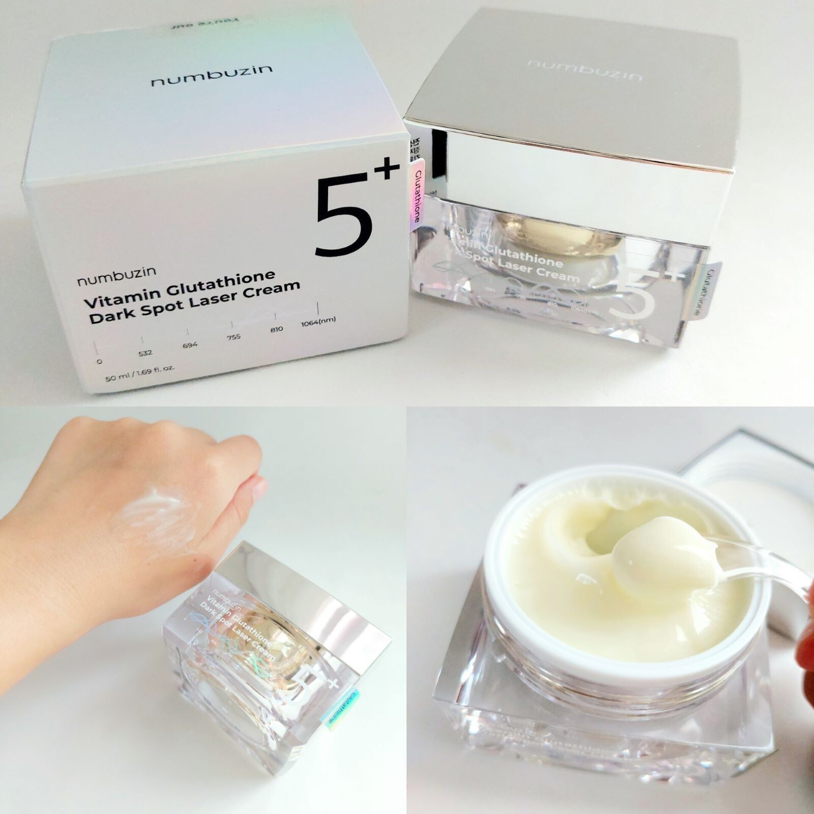 NUMBUZIN No. 5 Vitamin Glutathione Dark Spot Laser Cream 50ml K-Beauty