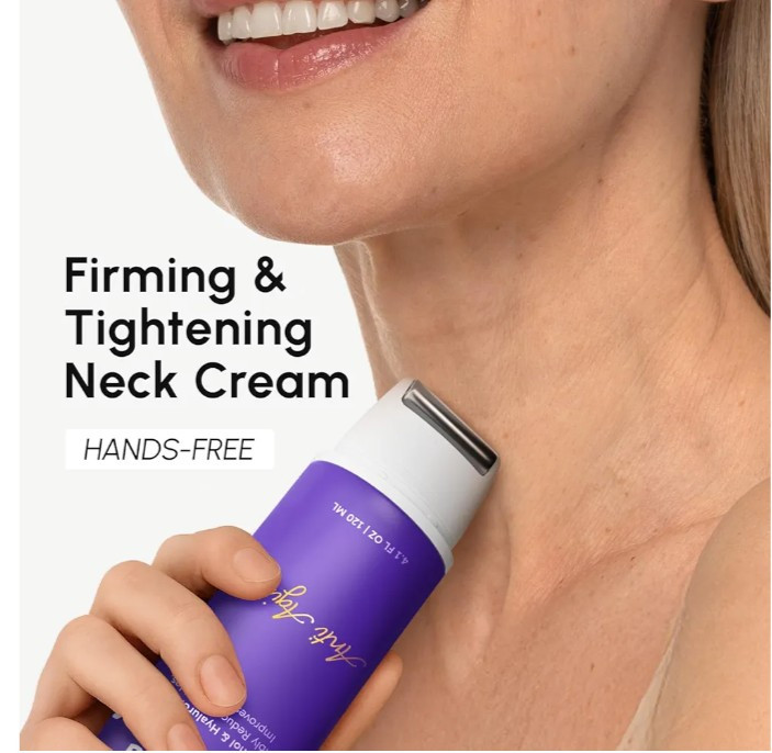 MAREE Neck Cream with Face Roller – Neck Creams For Tightening and Firming – Pro