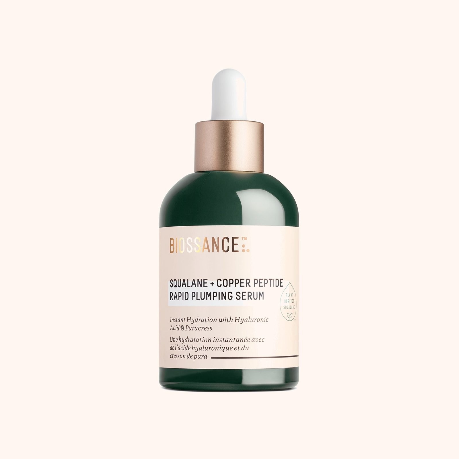 Biossance Squalane + Copper Peptide Rapid Plumping Serum 50mL Hydration
