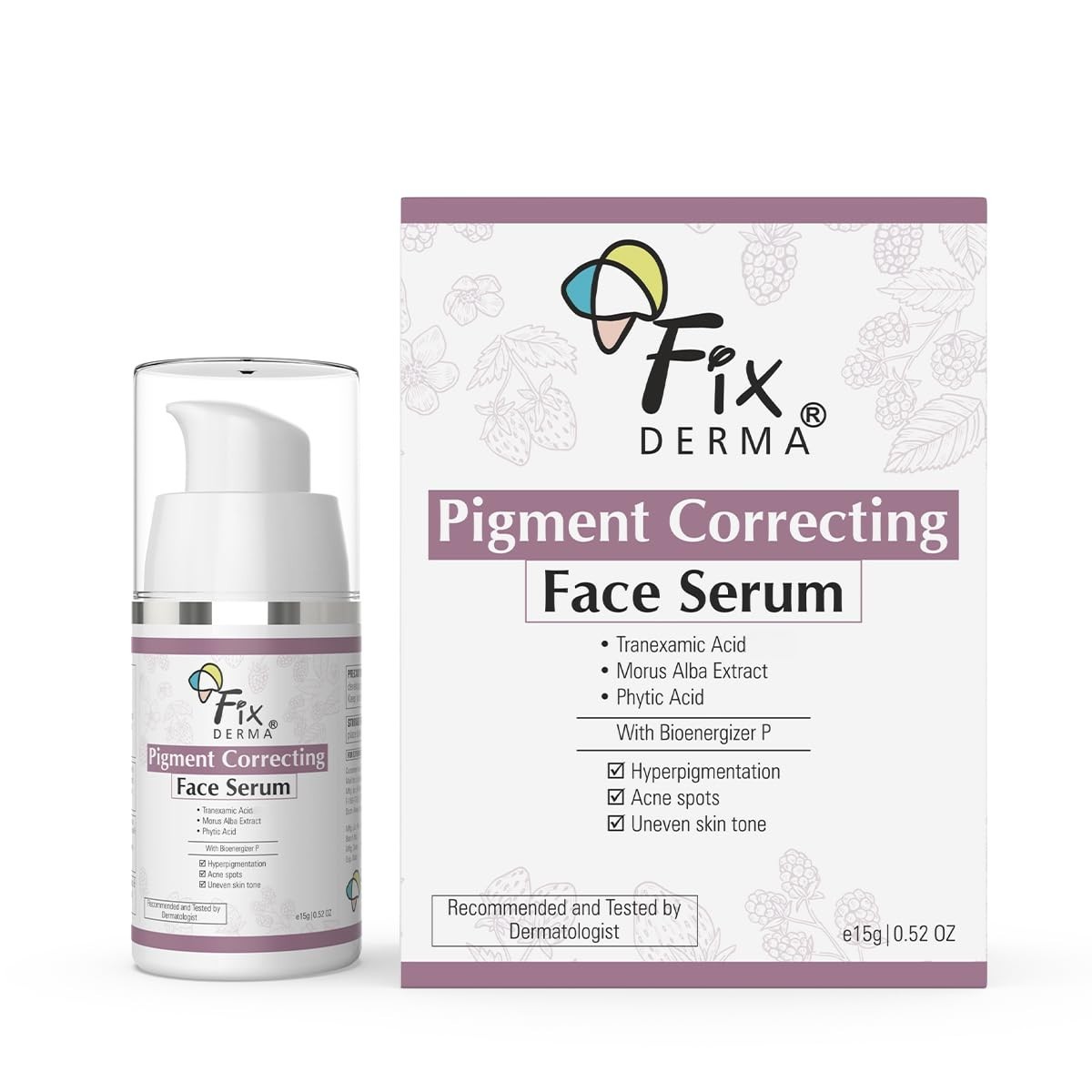 Fixderma Tranexamic Acid Pigment Correcting Face Serum for Men & Women 15gm