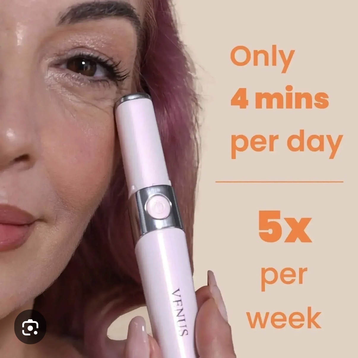 EvenSkyn VENUS Anti-Aging Device, Thermal Heating, LED Light Therapy, Massage,