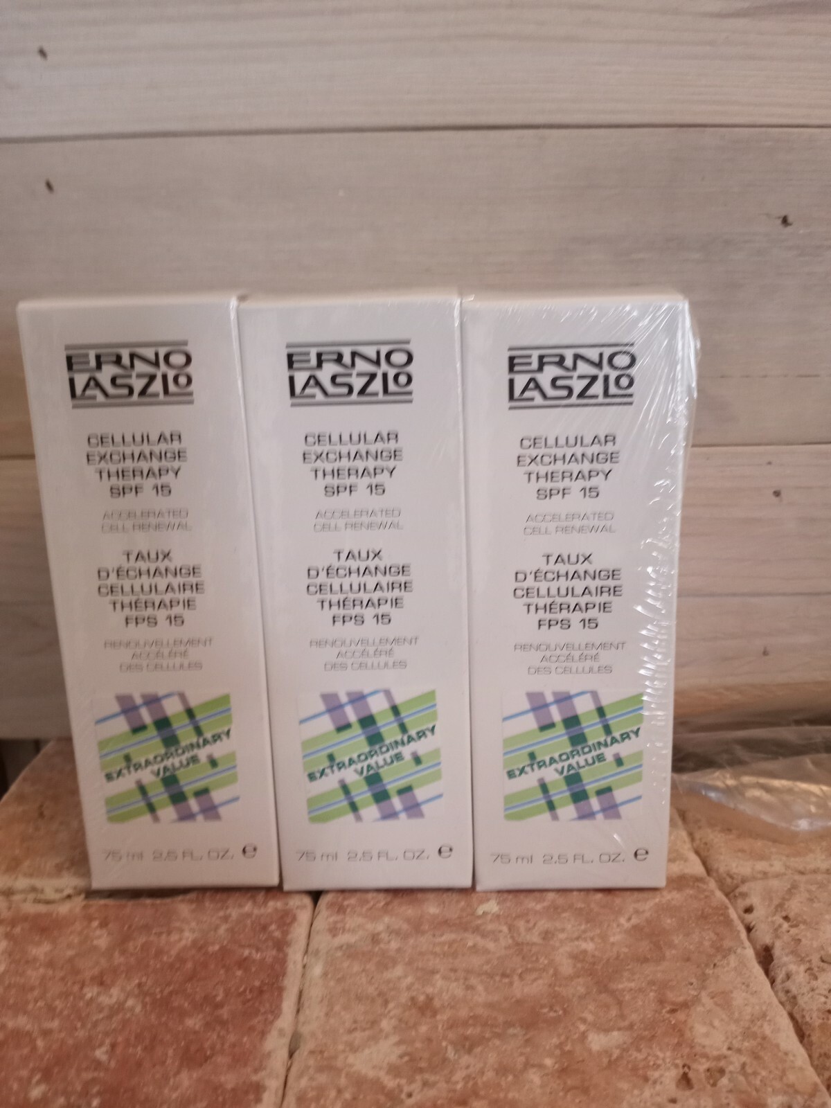 ERNO LASZLO CELLULAR EXCHANGE THERAPY CELL RENEWAL 3x 2.5 OZ NEW IN BOX