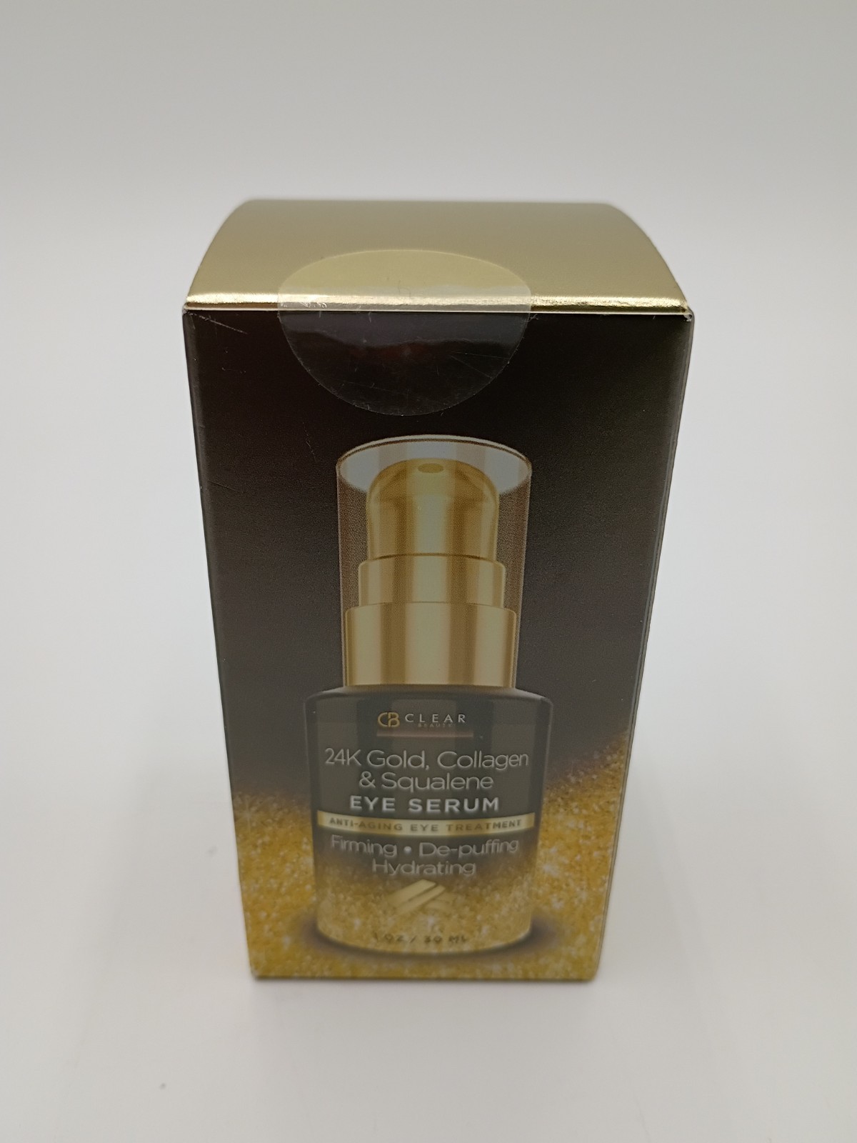CB Clear 24K Gold, Collagen and Squalane Eye Serum. 30 ml.