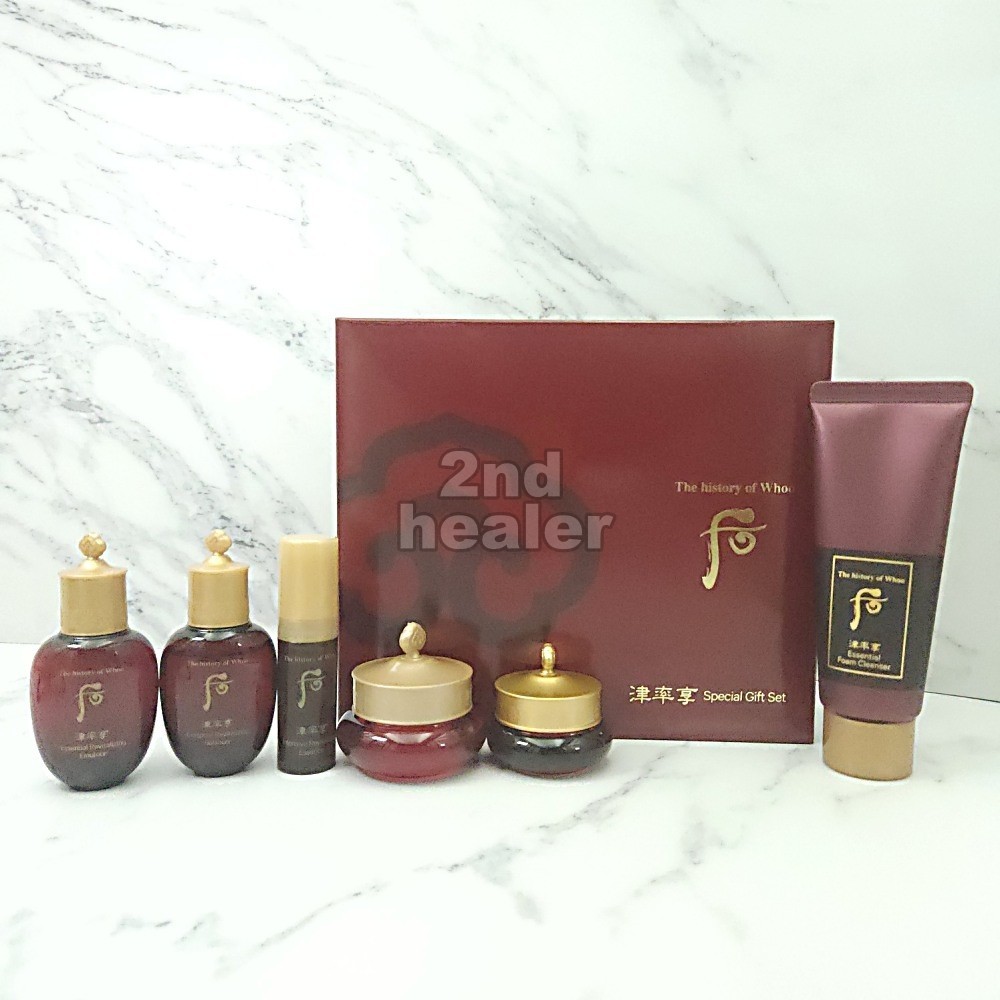 The history of Whoo Jinyulhyang 6pcs Special Gift Set Anti Aging K-Beauty