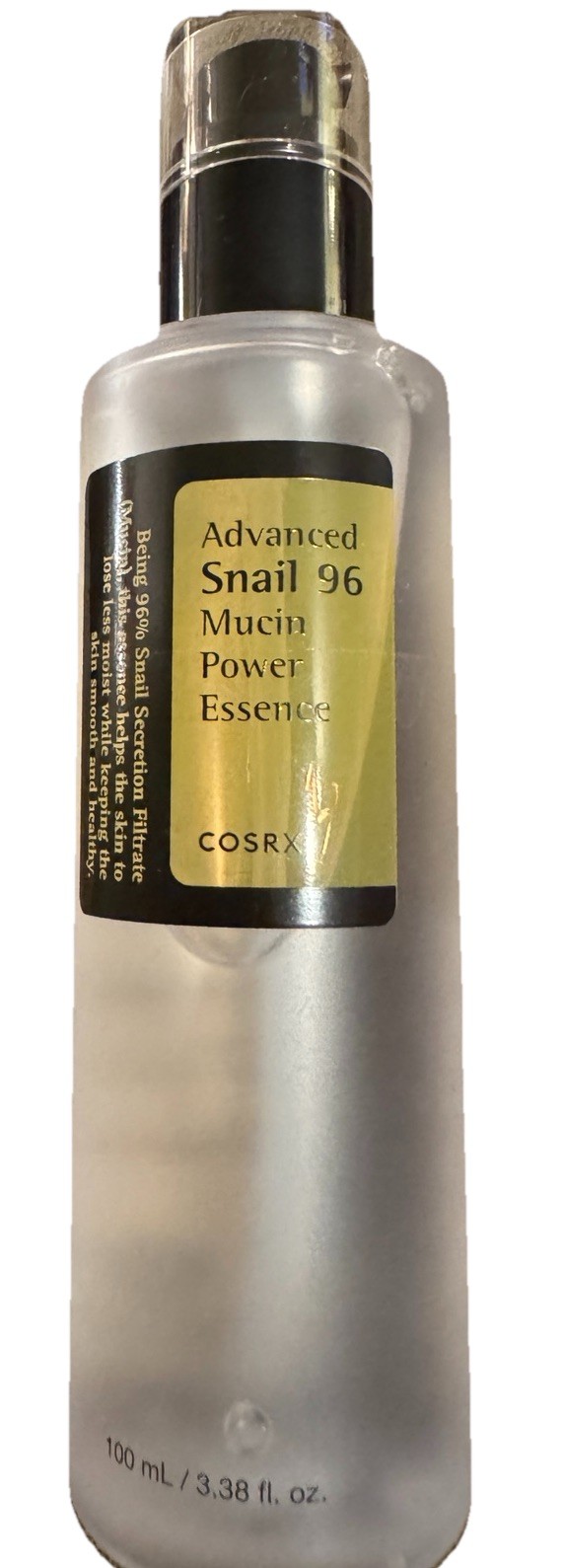 COSRX Snail Mucin 96% Power Repairing Essence Hydrating Serum 3.38oz Tester Auth