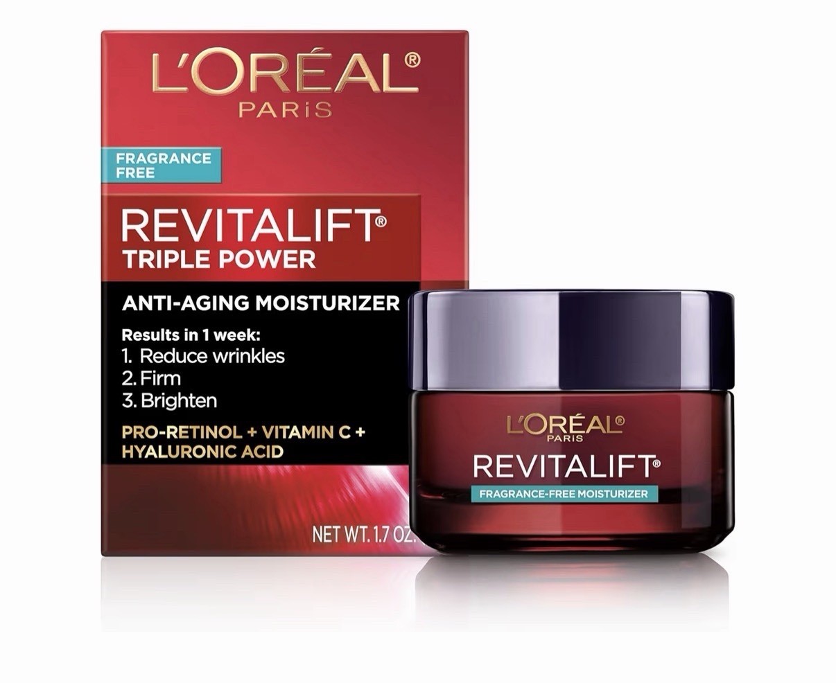 L’Oreal Revitalift Triple Power by L’Oreal, 1.7oz Anti-Aging Moisturizer