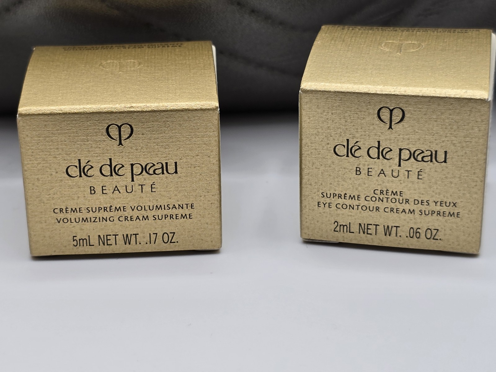 Cle De Peau Beaute skincare discovery Gift Set in Gold beauty case