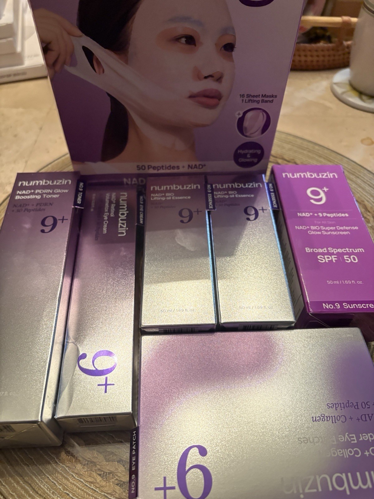 7 NUMBUZIN No 9 Toner Essence Eye Cream Eye Patches Jumbo Pack Face Sheet Masks