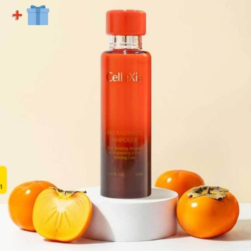 [CelleXia] Bio Radiance Persimmon Ampoule 50ml Korean Pore Brightening Serum