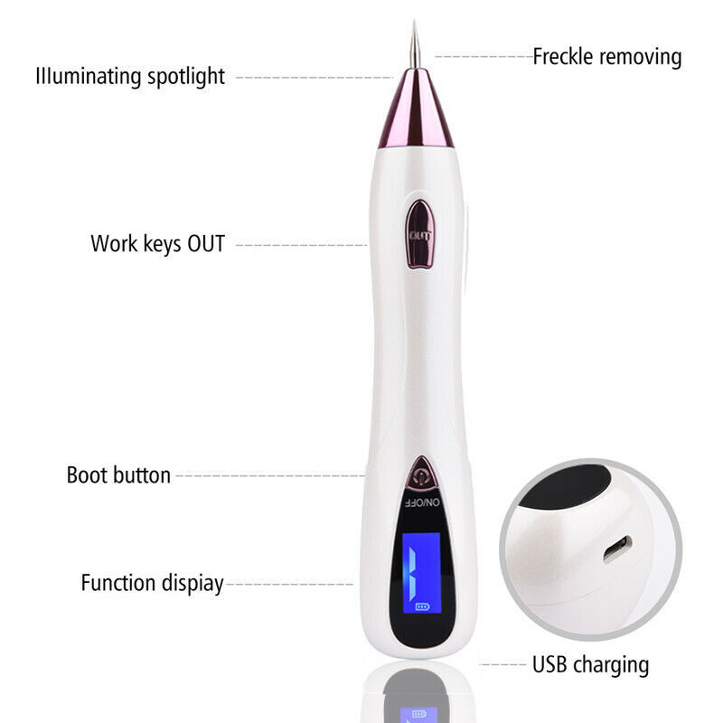 Anti-Aging Laser Rechargeable Plasma Pen Skin Dark Tag Tattoo Wart Spot Remover
