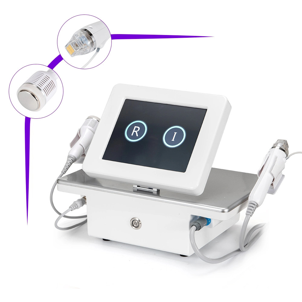 2 in 1 Fractional Micro Beauty Machine Cold Hammer Acne Removal Face Lifting Spa