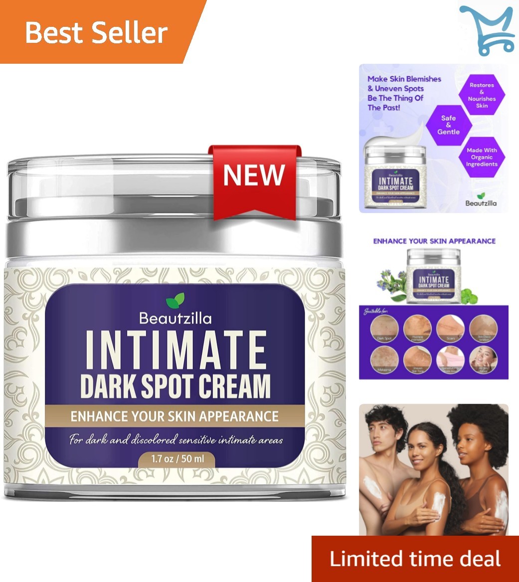 Intimate Dark Spot Corrector Cream Natural Moisturizer for Knees Elbows