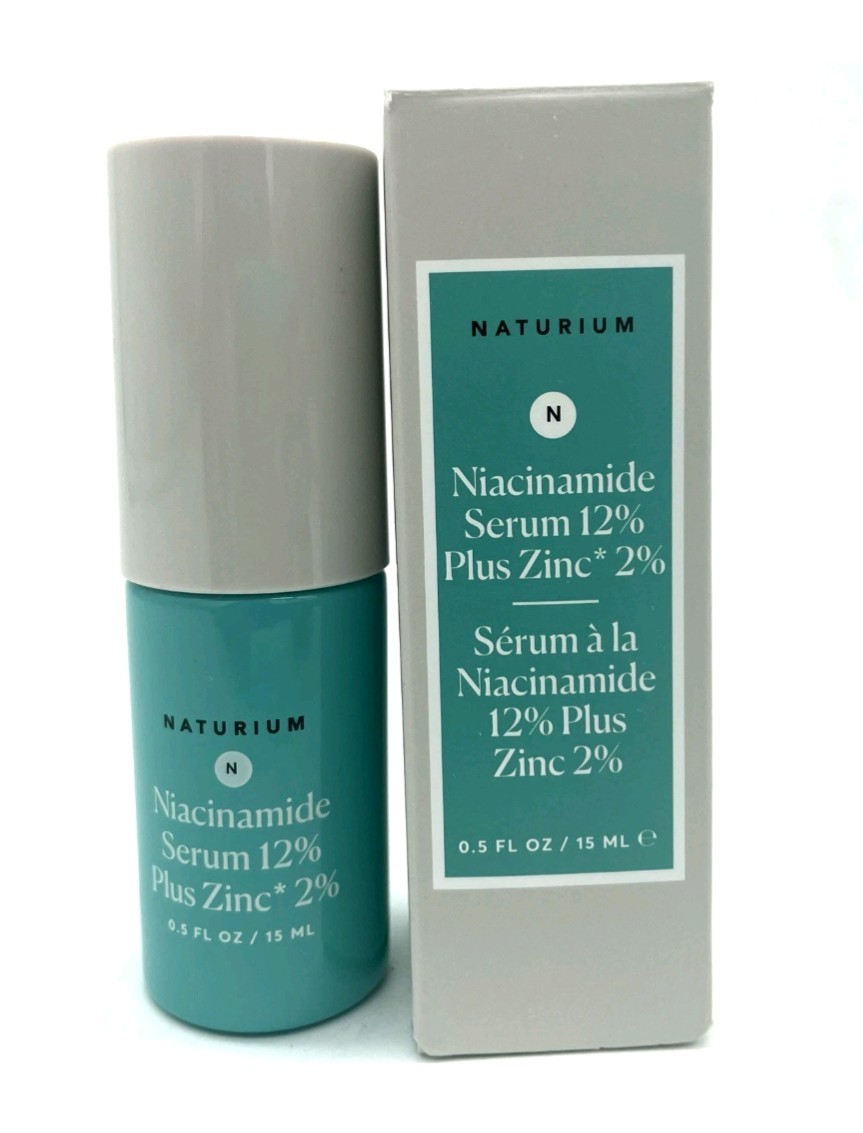 Naturium Niacinamide Mini Face Serum 12% Plus Zinc 2% – 0.5 fl oz (15ml)