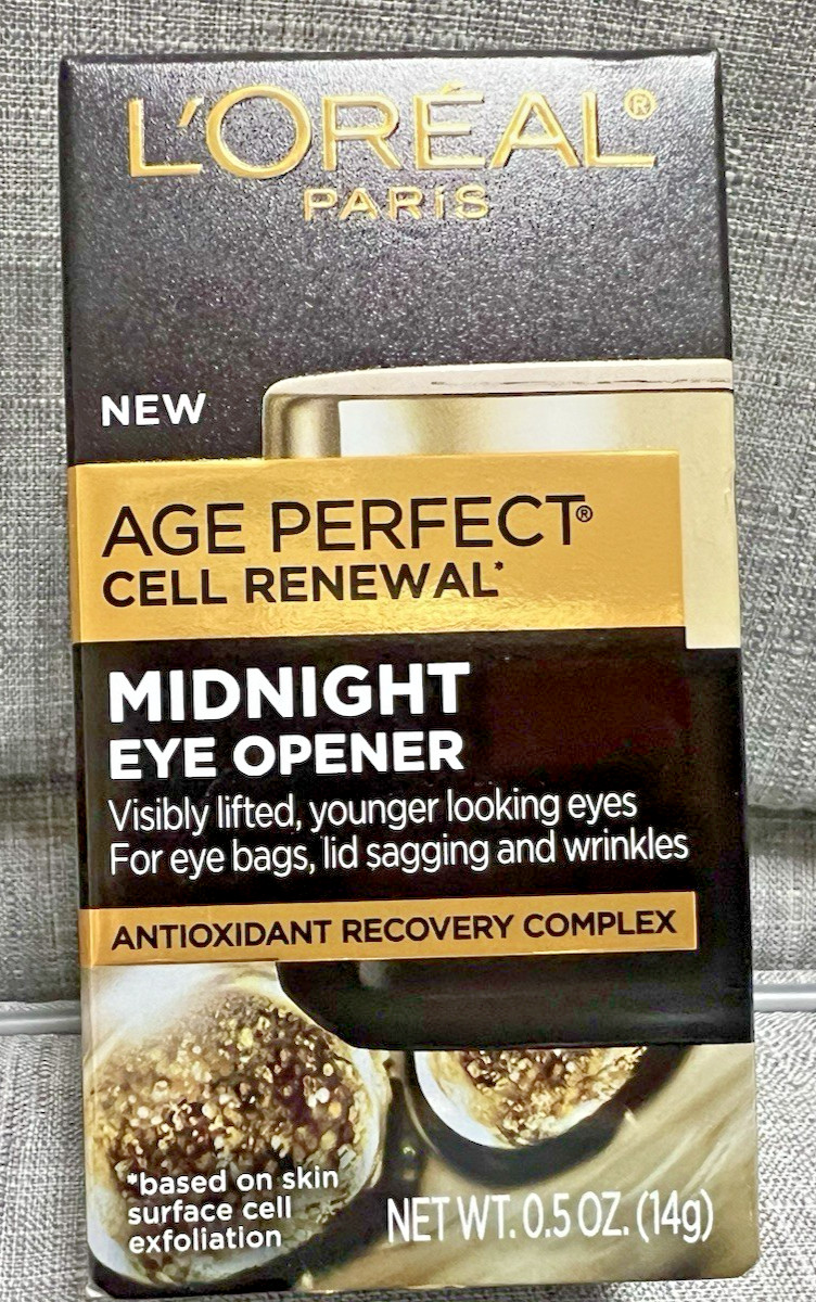 NEW! L’Oreal Paris New Age Perfect Cell Renewal Midnight Eye Opener cream
