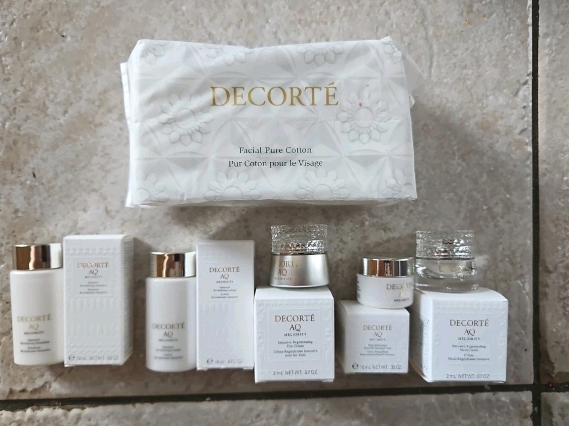 Decorte AQ Meliority Travel Set Intensive Emulsion, Lotion,Multi Cream 6 pieces