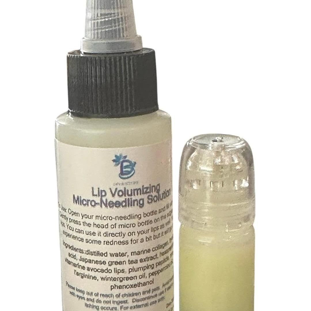 Lip Volumizing Micro-NeedIing Serum Solution and Applicator By Diva Stuff