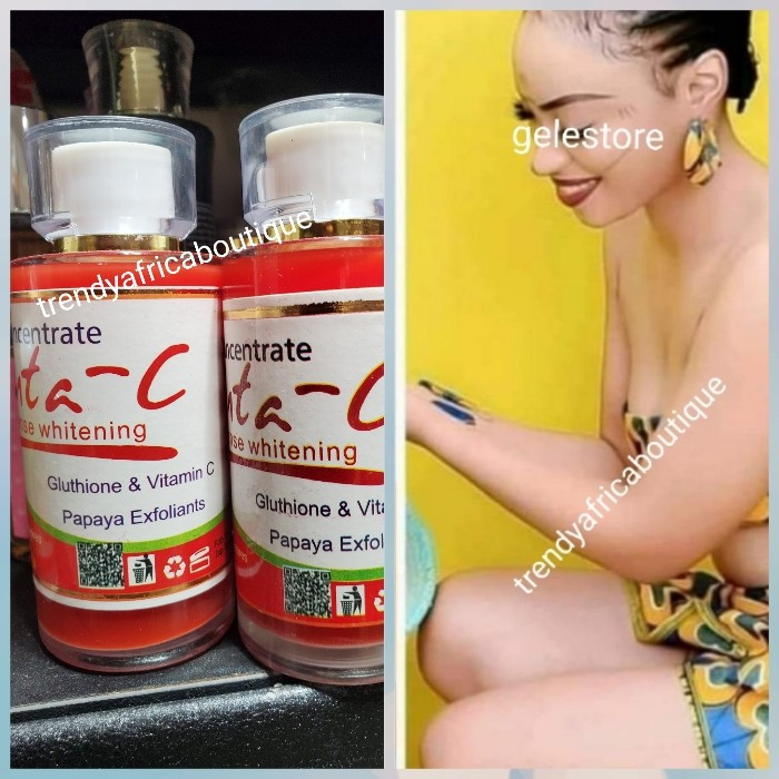 X 1 Bottle Glutathion & Vitamin C Papaya Exfoliates Whitening Serum 100ml X 1