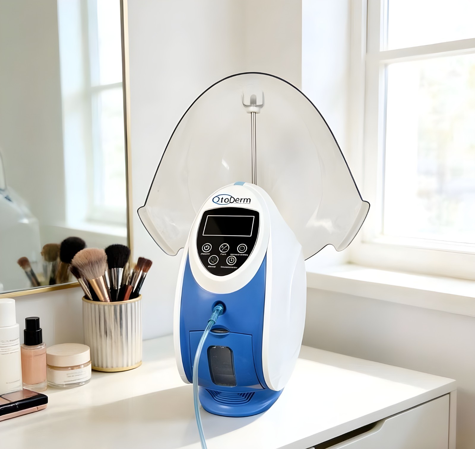 O2 to Derm Oxygen Therapy Facial Machine Facial Dome Oxygen Infusion Machine