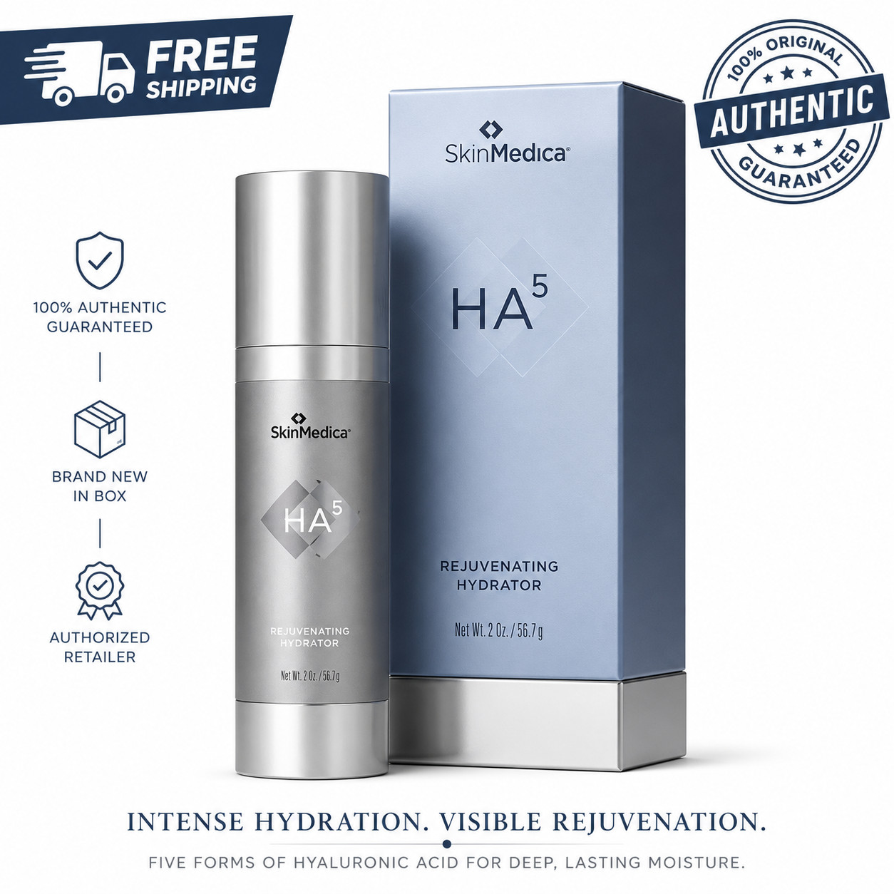 SkinMedica HA5 Rejuvenating Hydrator 2oz 56.7g Sealed New
