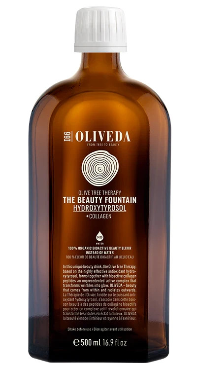 OLIVEDA I66 Hydroxytyrosol + Collagen Beauty Fountain 500 ml 16.9 oz Brand New!
