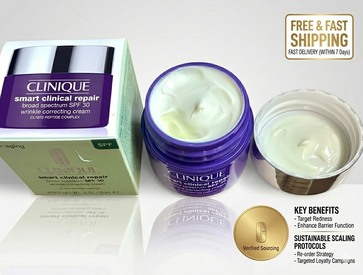 New Clinique Smart Clinical Repair Wrinkle Correcting Cream – Size 1.7 Oz.