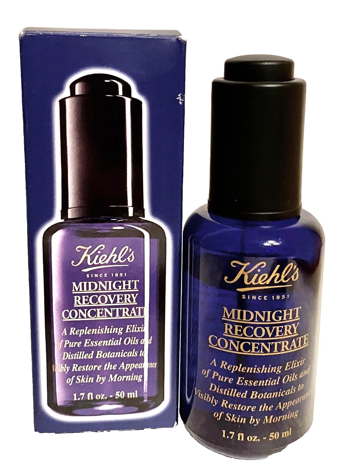 Kiehls Midnight Recovery Concentrate 1.7 oz / 50 ml NIB