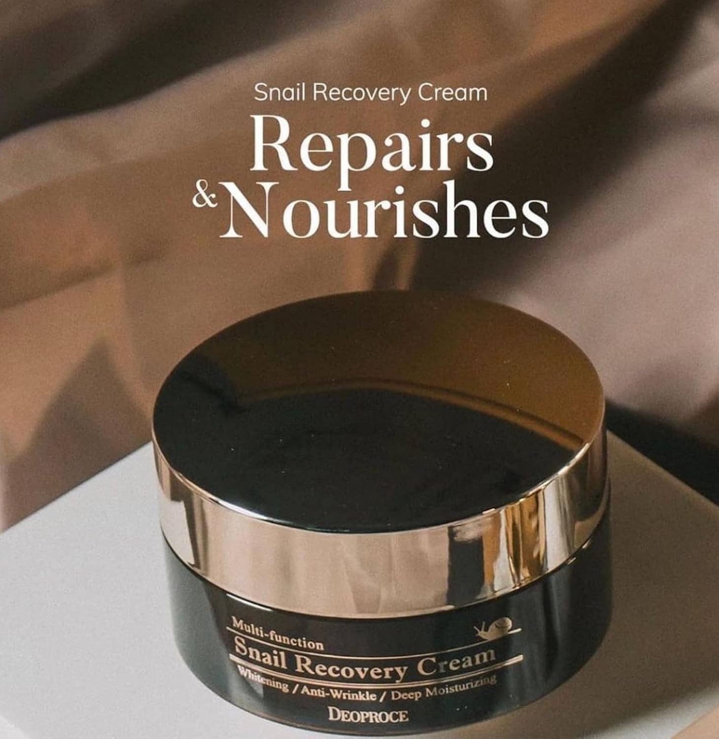 Dual Function Snail Recovery Cream 3.5 oz – Moisturizing and Anti-Aging Solution