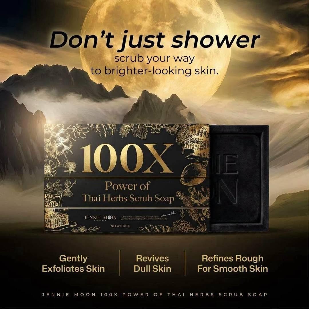 Jennie Moon Black Set Pro Black Ginseng Plus Cream 250ml 100X Scrub Soap 160g