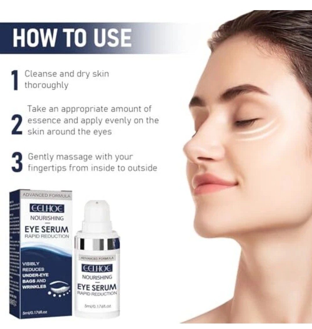 2Pcs Rapid Reduction Eye Serum – Advanced Formula Anti Wrinkle- Instantly Elimin