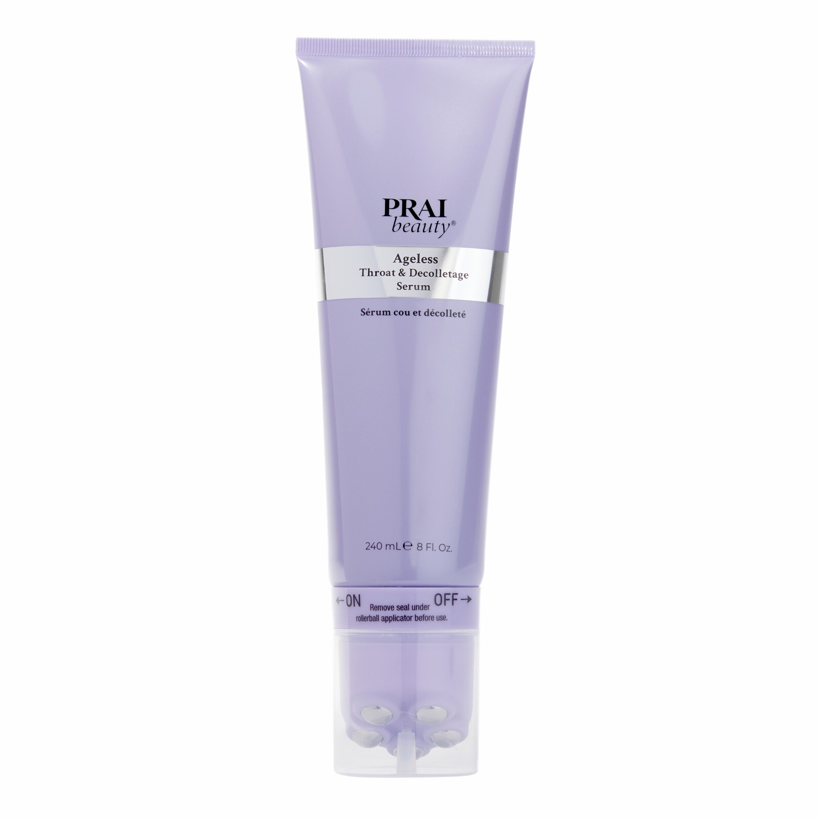 PRAI Ageless Throat & Decolletage Serum Super Size-8 Fl Oz W/Roller Ball