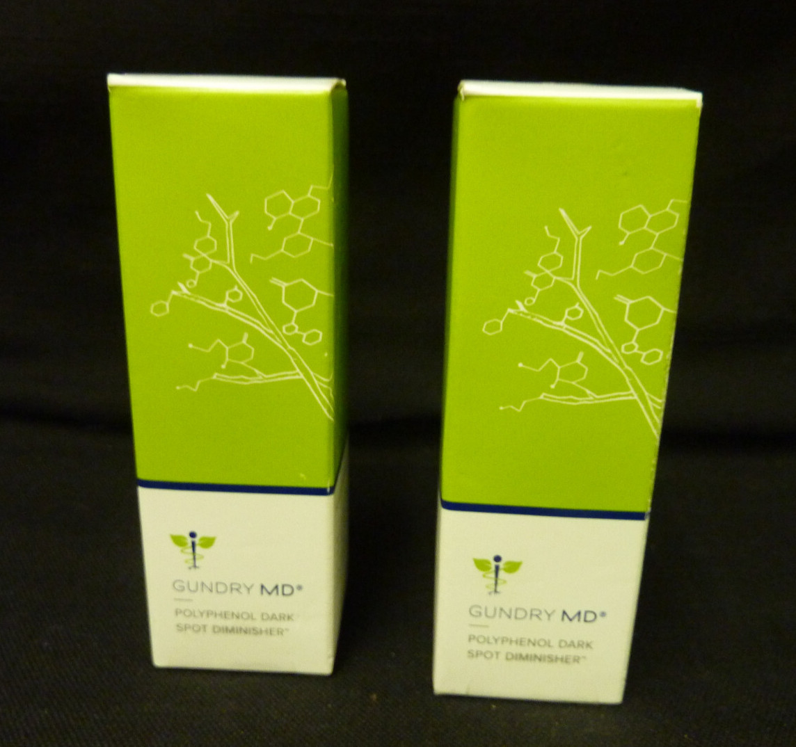 NEW SEALED LOT OF 2 GUNDRY MD POLYPHENOL DARK SPOT DIMINISHER EACH 1 FL OZ 30 ML