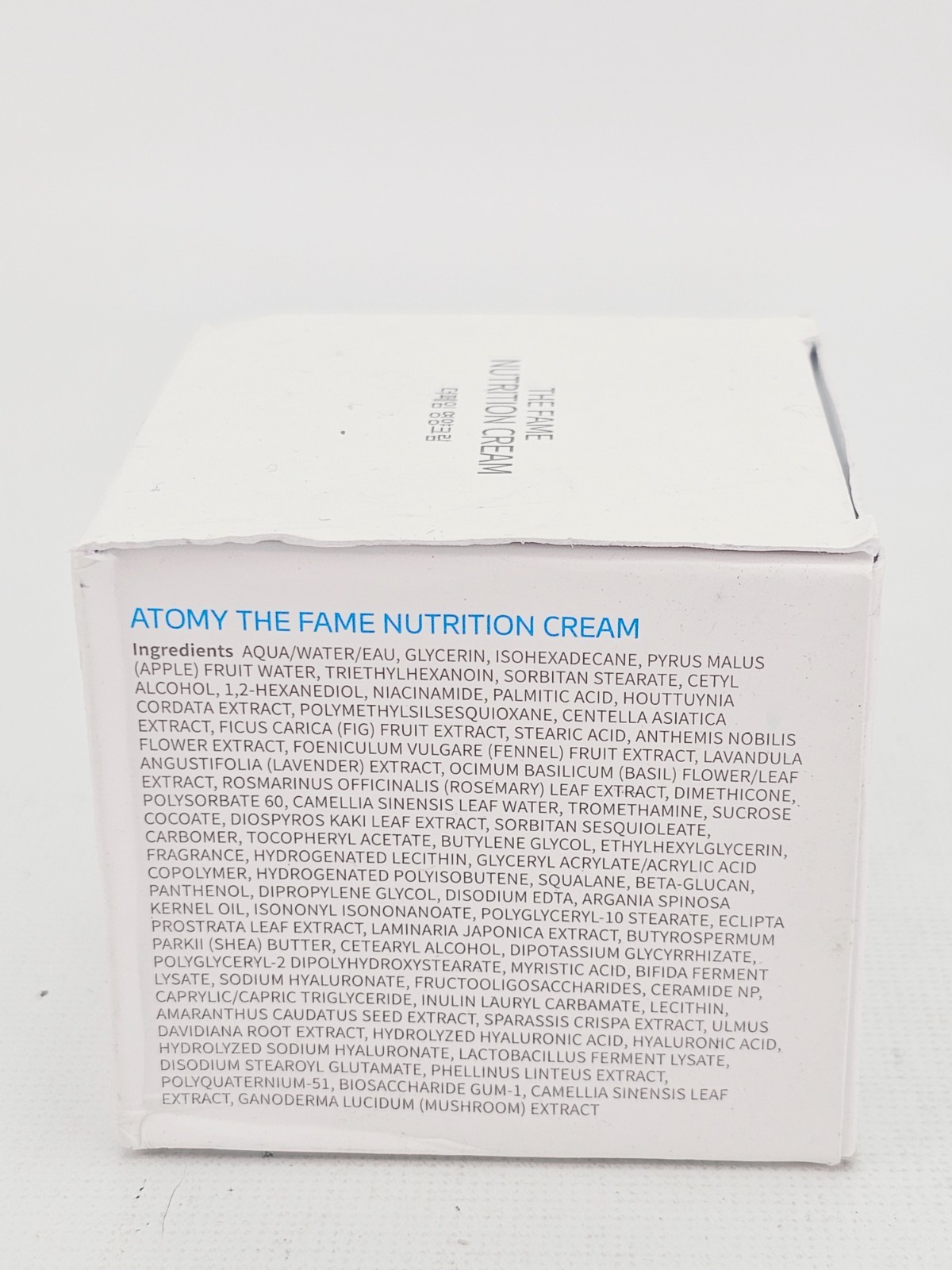 Atomy Skin Care System The Fame Nutrition Cream Anti Aging 1.7 oz BB12/26