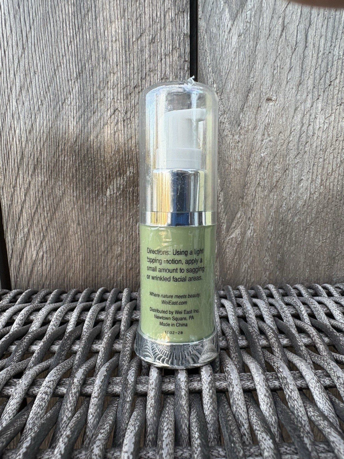 New Sealed Wei East Chestnut Instant Lifting Serum Green 0.5 fl oz / 14 ml
