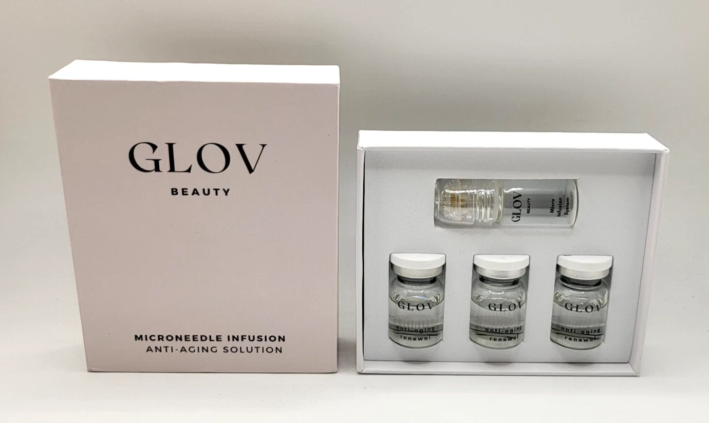 Glov Beauty Microneedle Infusion Anti Aging Solution Set 3 Serum 1 Bottle