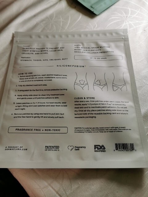 NEW DERMACLARA 7″ Body Reusable Silicone Patch, For Stretch Marks Loose Skin