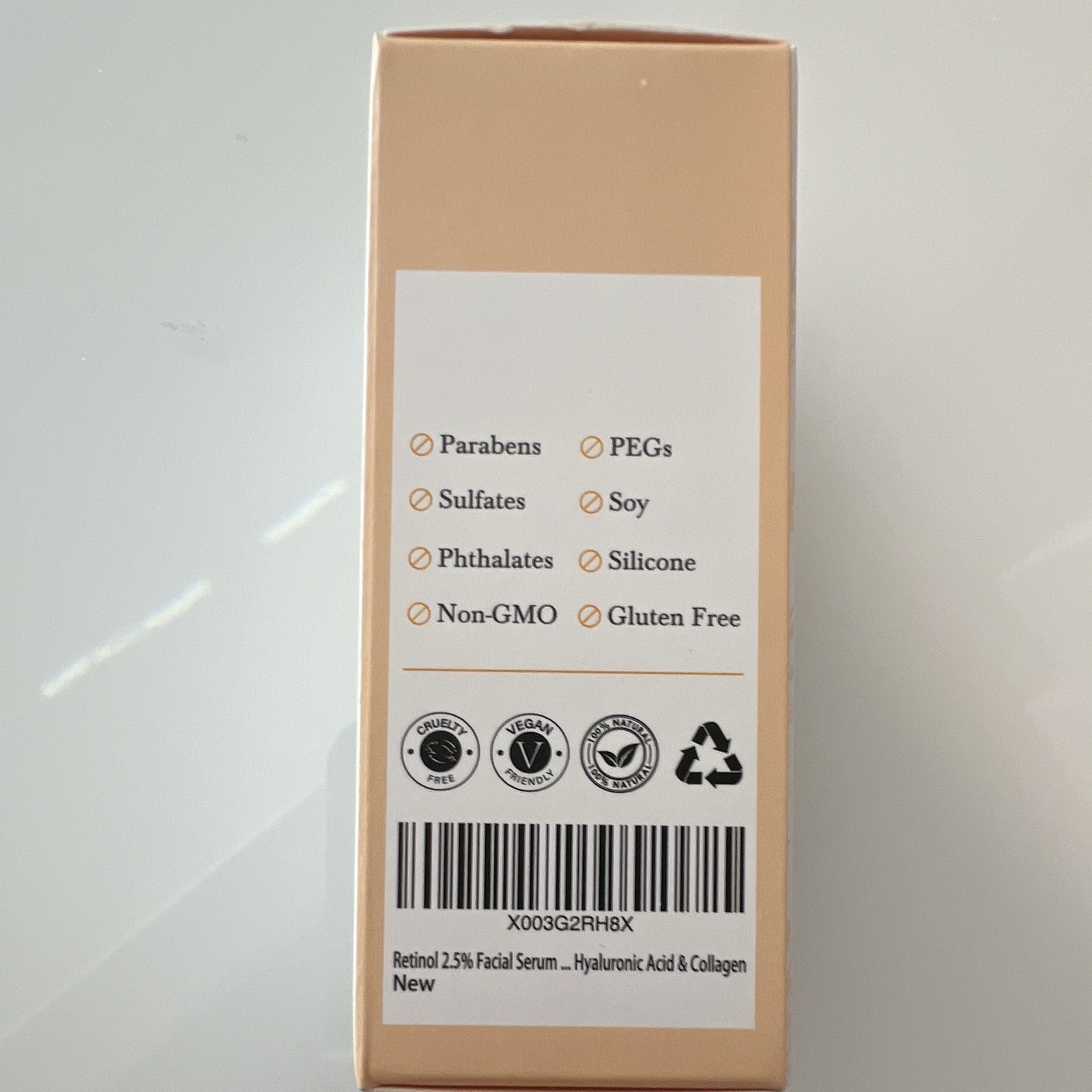 mivida Retinol 2.5% + Vitamin C + Hyaluronic Acid Facial Serum 1 fl oz
