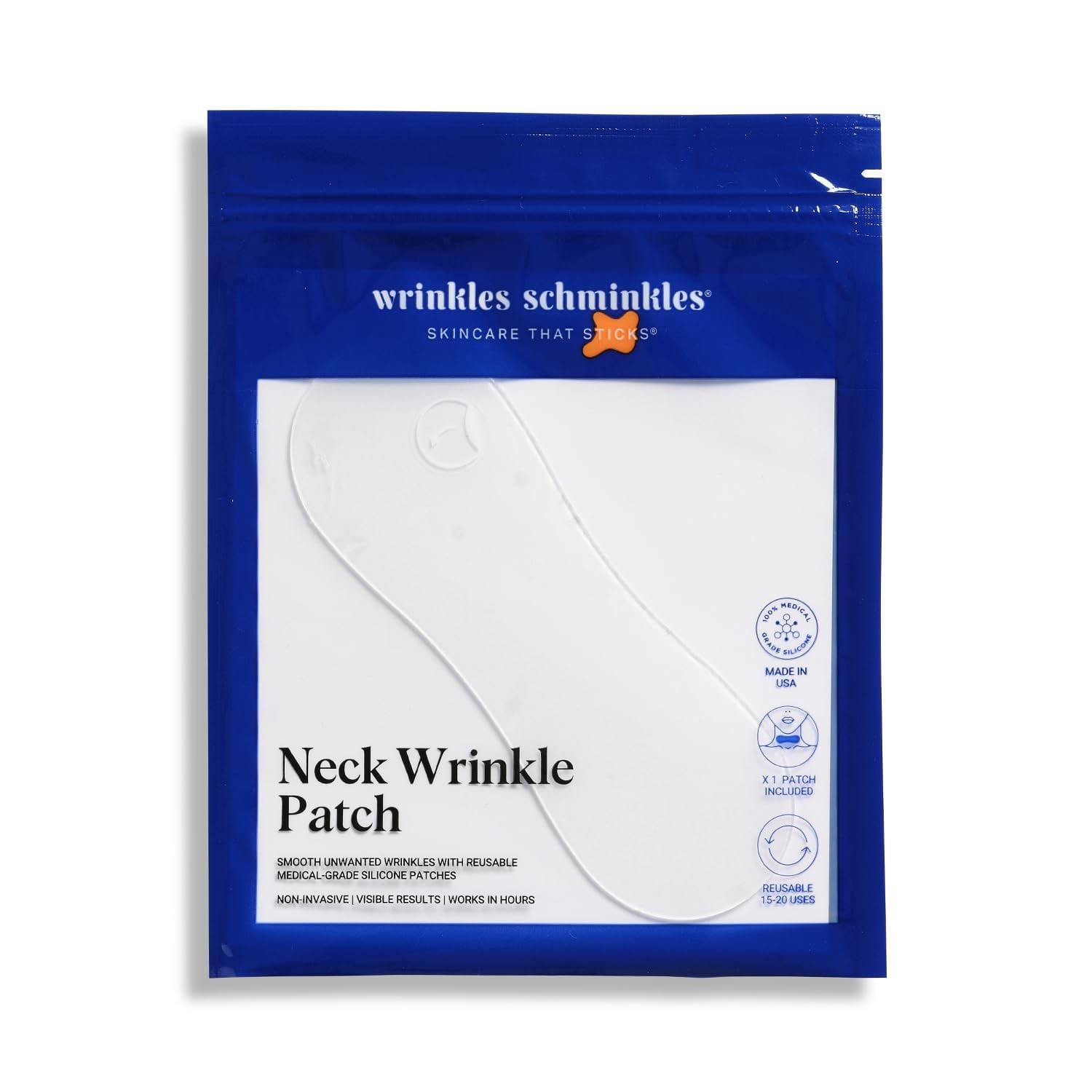 Neck Wrinkle Patch – Reusable Silicone Smoothing Pads, Sensitively Formulated…