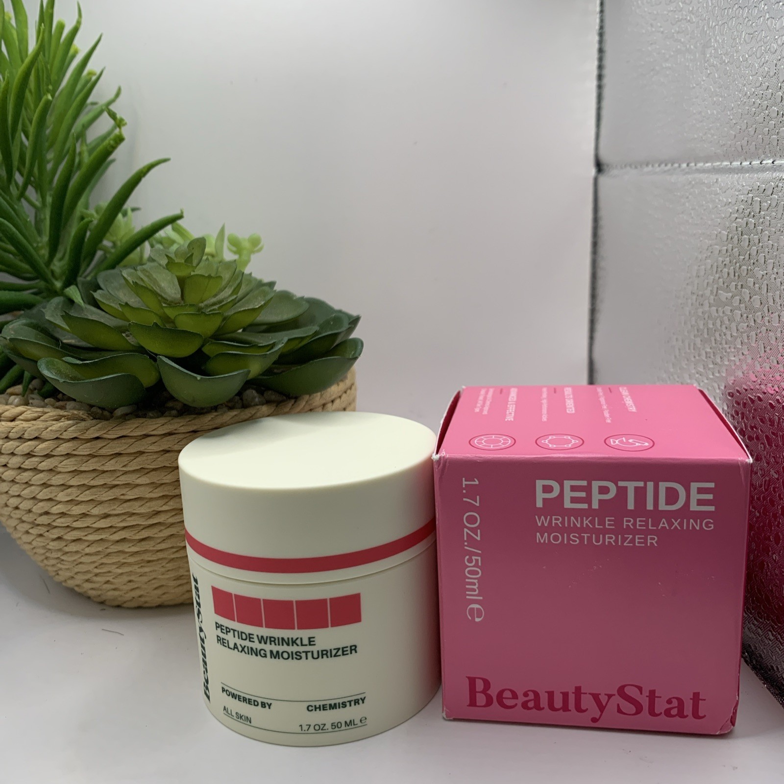 BeautyStat Peptide Wrinkle Relaxing Moisturizer 1.7oz 50mL $68 ••NEW IN BOX••🎁