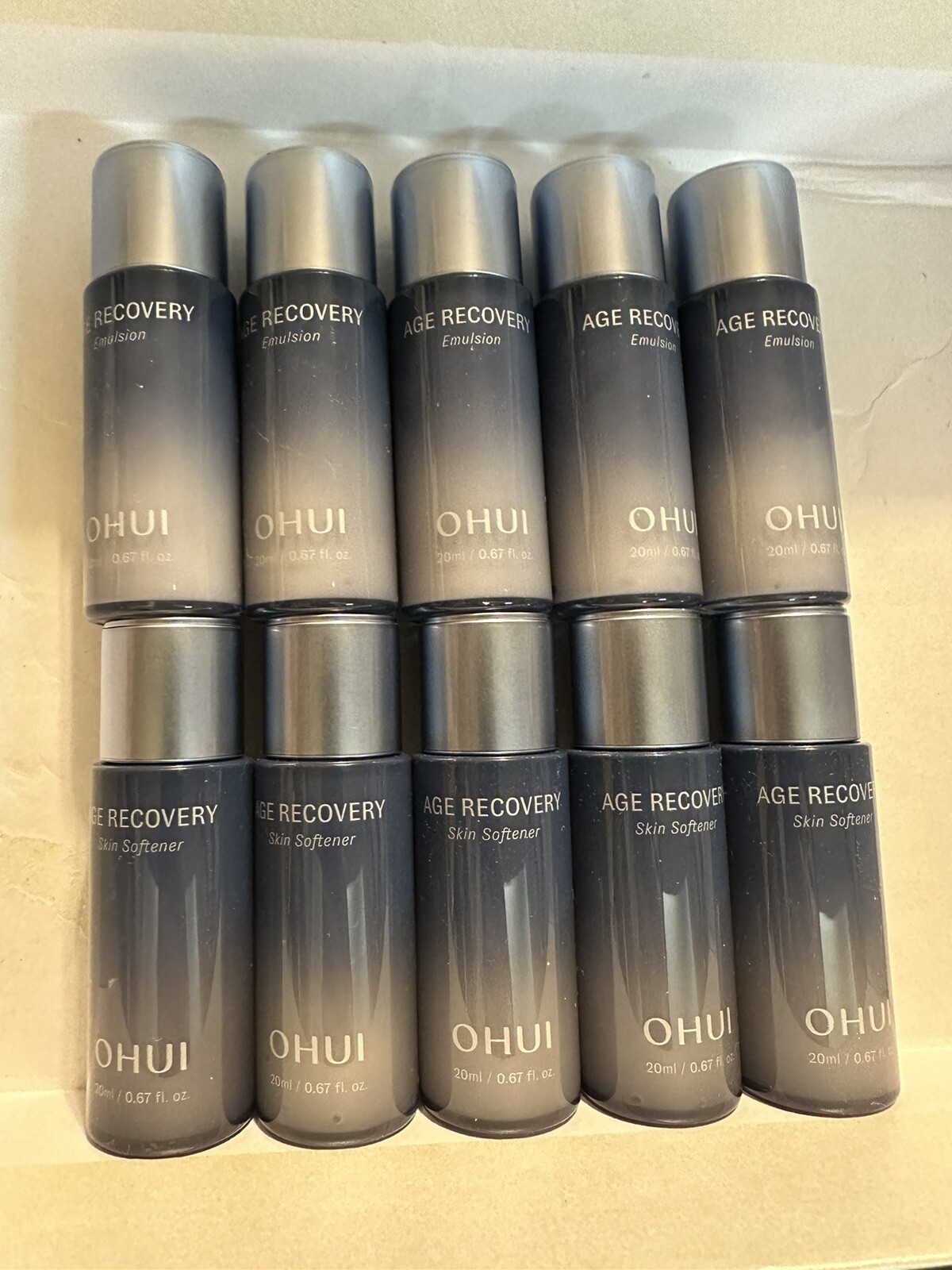 OHUI Age Recovery Skin 100ml & Emulsion 100ml/Anti-aging/Wrinkle/Fine Line/Korea