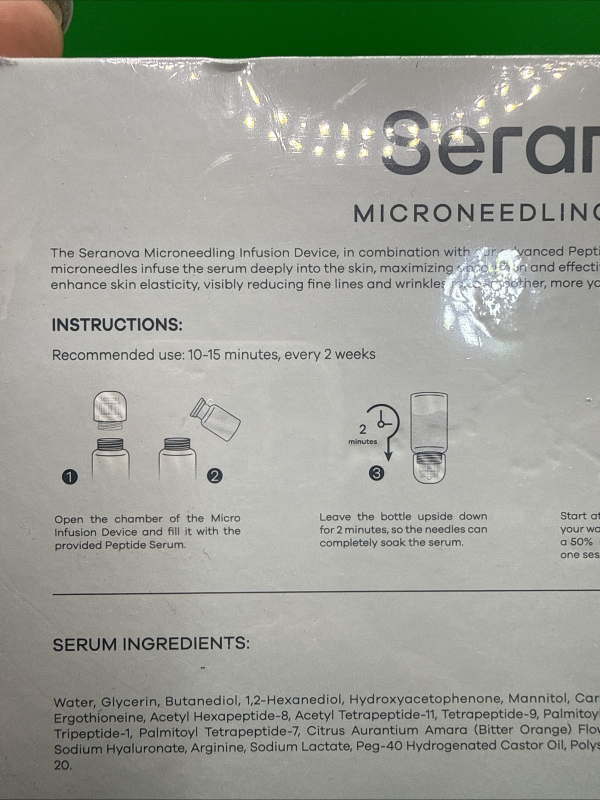 SEALED Seranova Microneedling Infusion Kit