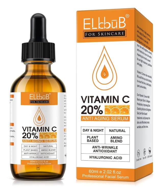 Premium 20% Vitamin C Serum For Face with Hyaluronic Acid, Retinol & Amino Acids